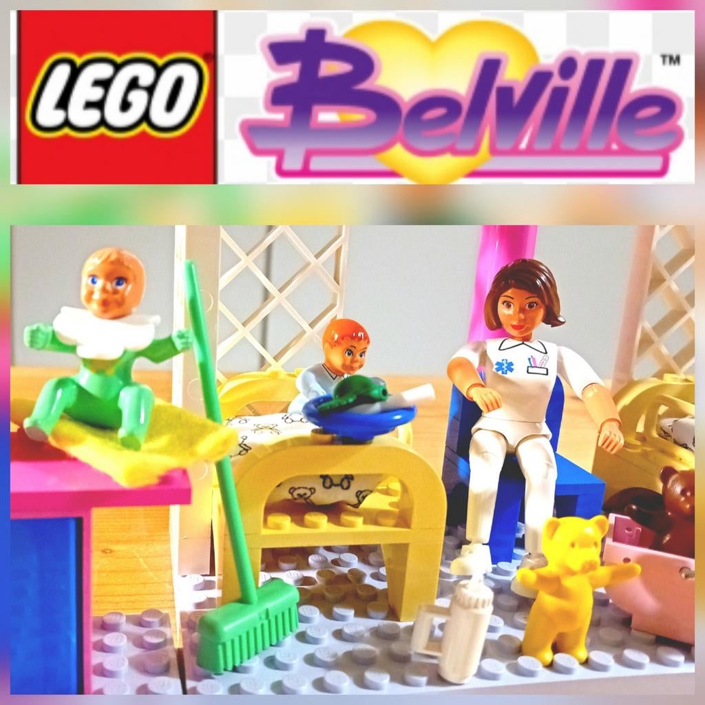 Lego belville jaren 90´ kinderkamer zeer netjes en volledig, Ophalen, Lego