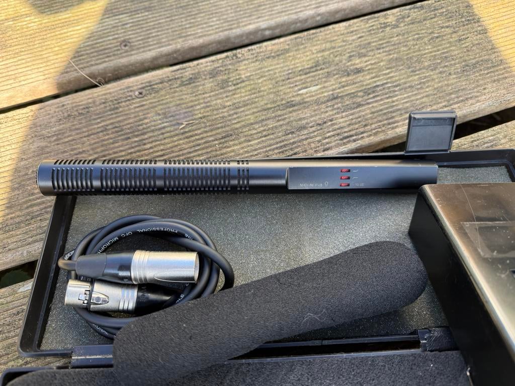 Sennheiser MKH 60 short shotgun mic plus phantom power suppl, Muziek en Instrumenten, Microfoons, Ophalen, Zo goed als nieuw, Overige typen