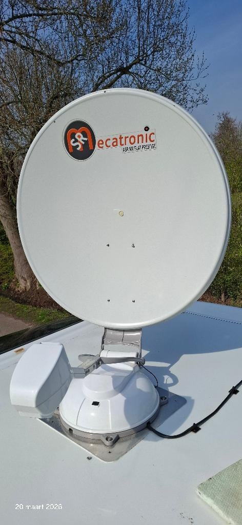 Schotelantenne complete set voor mobilhome of caravan, Audio, Tv en Foto, Schotelantennes, Ophalen, Gebruikt, (Schotel)antenne