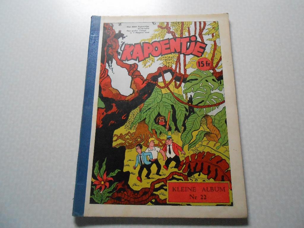 'Kleine Album t Kapoentje 22a 1954., Boeken, Stripverhalen, Gelezen, Hergé (George Rémi), Eén stripboek, Ophalen of Verzenden