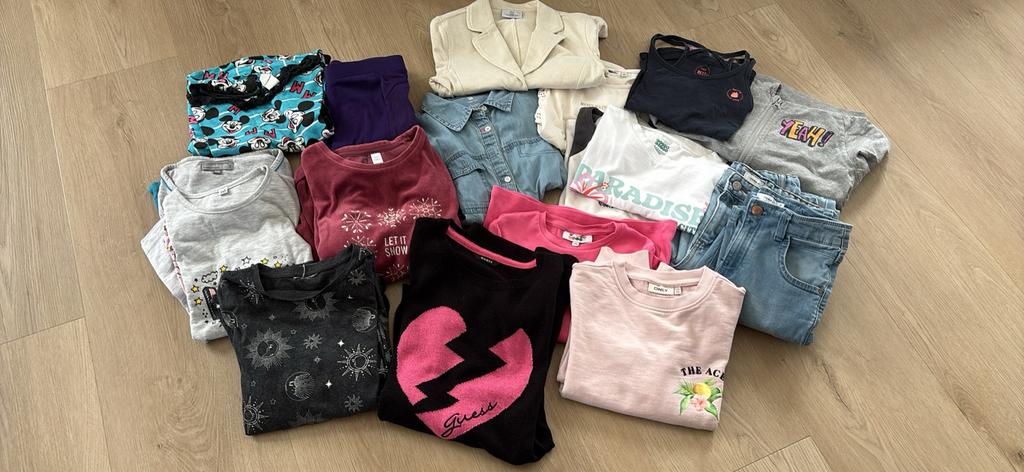 Pakket meisjes kleren maat 140, Kinderen en Baby's, Kinderkleding | Kinder-kledingpakketten, Gebruikt, Maat 140, Ophalen of Verzenden