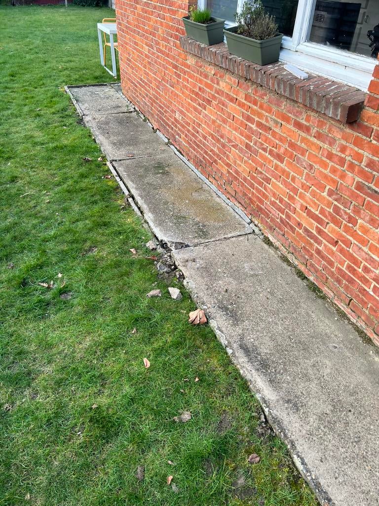 Gratis betonplaten, Enlèvement, Utilisé, Sablée, Béton