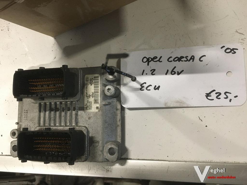 Opel Corsa C 2005 1.2 16v ECU, Gebruikt, -, -, Ophalen of Verzenden