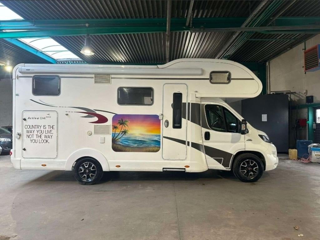 Fiat Ducato Eura Mobil 2.3 Jtd 6 slaappl. bj. 2016 Euro 5, Caravans en Kamperen, Fiat, Bedrijf, ABS, Airconditioning