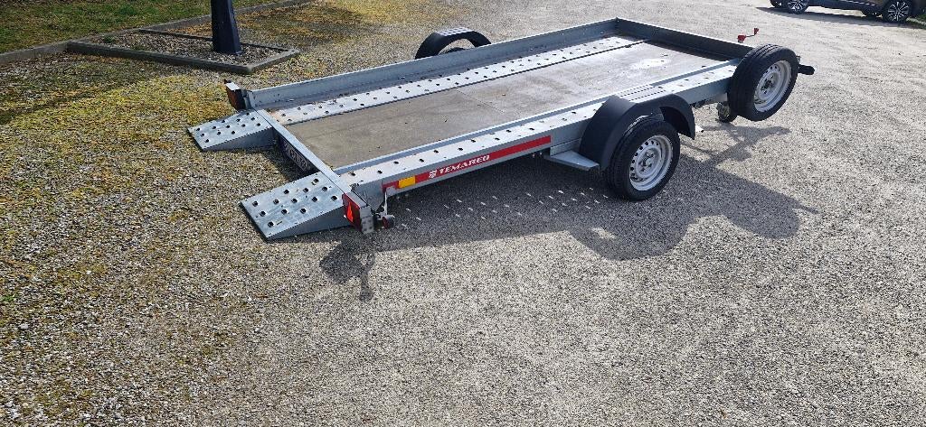 Remorque de transport de voitures de 1500 kg, Enlèvement, Comme neuf