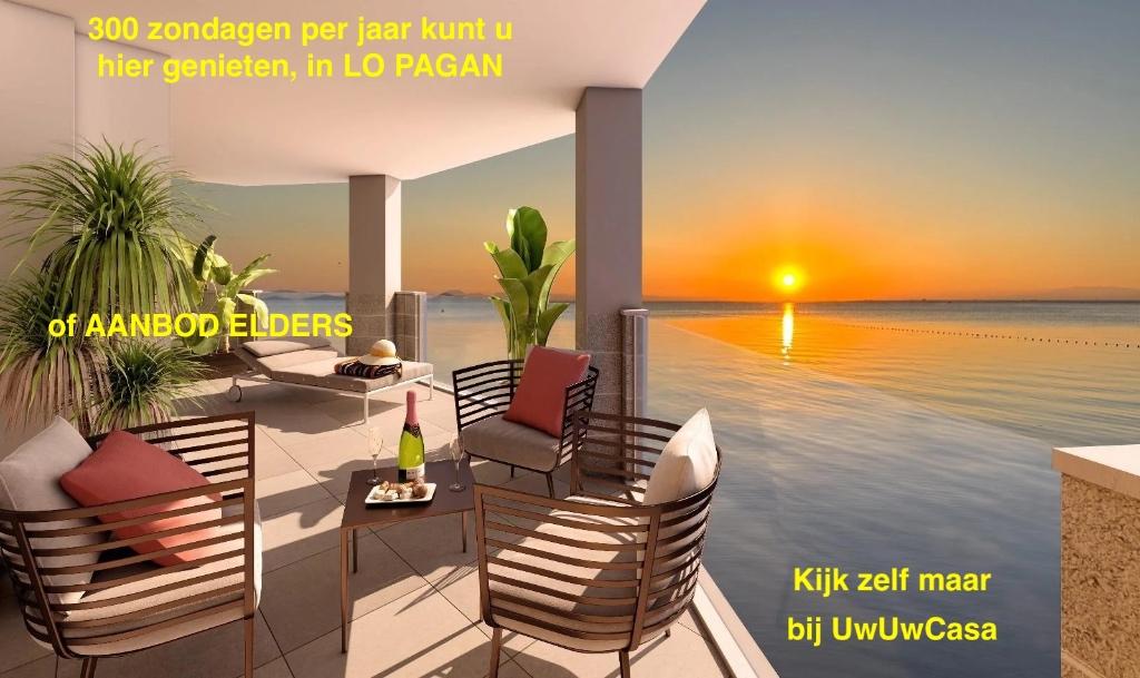 Uw eigen nieuwe Penthouse tussen 2 zeeen in LO PAGAN met, Immo, Étranger, Espagne, Appartement, Village
