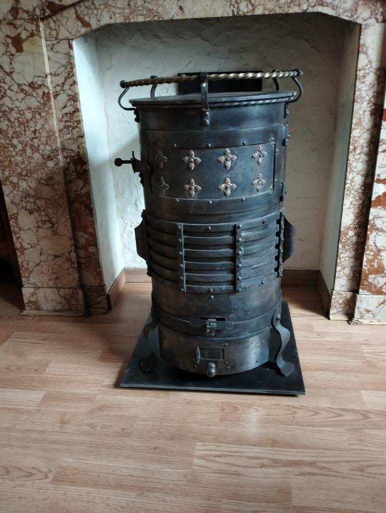 Ancien poêle bois/charbon, Maison & Meubles, Poêles, Enlèvement, Utilisé, Bois, Autoportant