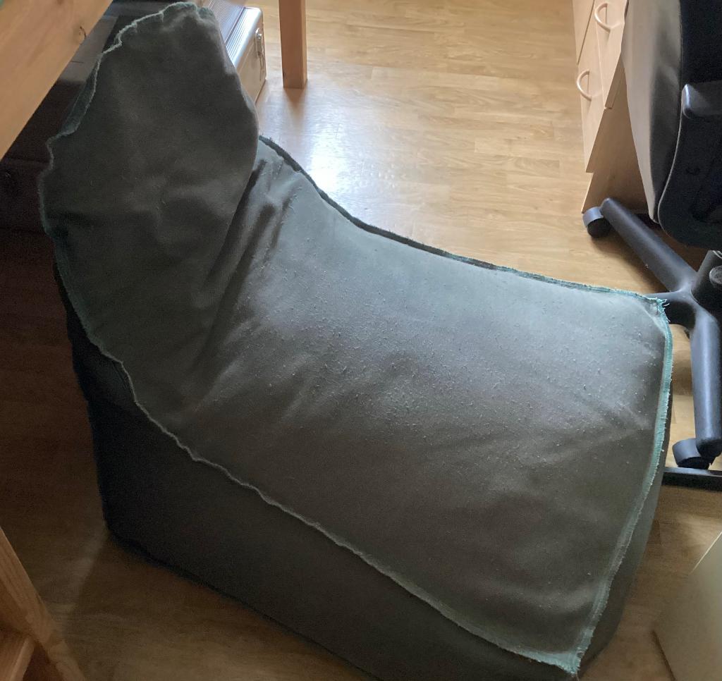 Grijze zitzak, Huis en Inrichting, Ophalen, Zitzak