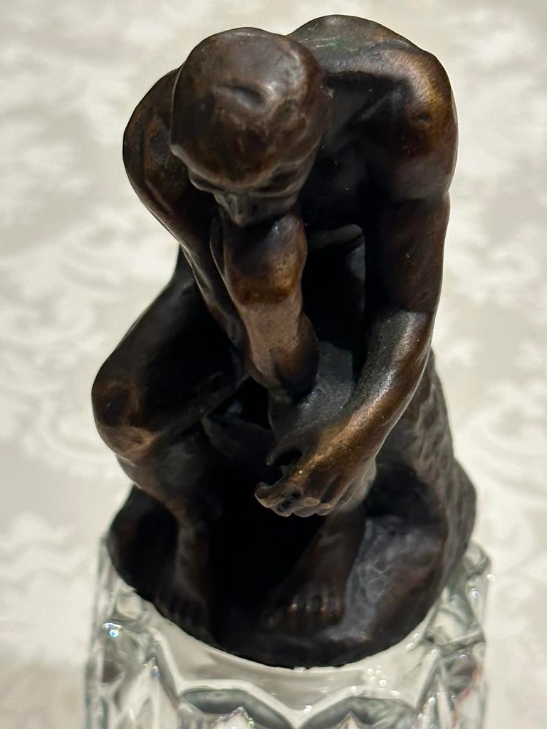 A vendre très belles statuette bronze hauteur 12cm, Antiek en Kunst, Kunst | Beelden en Houtsnijwerken, Ophalen of Verzenden