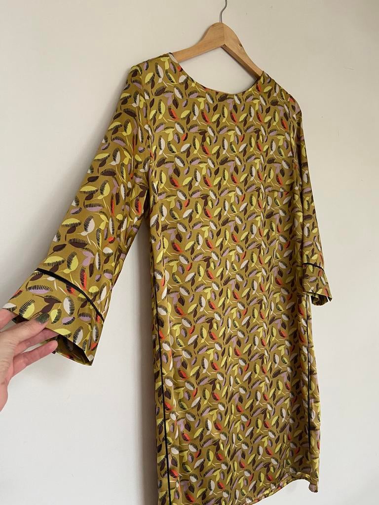 Libelle jurk maat 42, Kleding | Dames, Jurken, Ophalen of Verzenden, Zo goed als nieuw, Maat 42/44 (L), Bruin