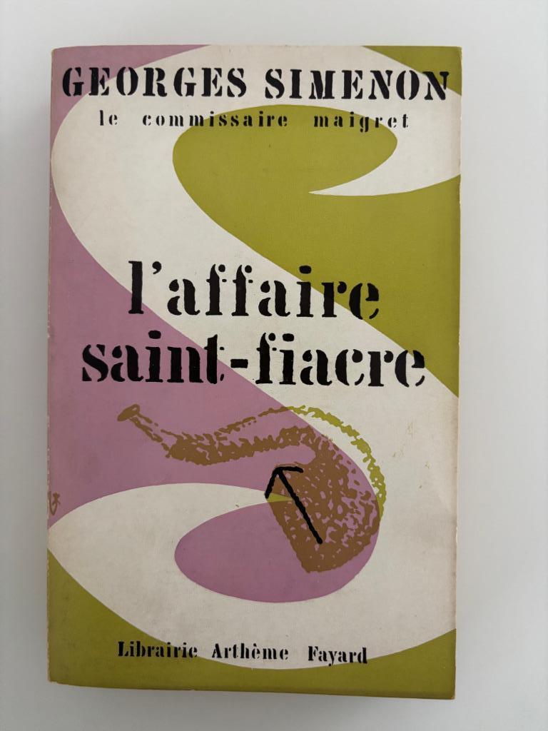 Simenon Maigret l'Affaire Saint Fiacre - 1962, Ophalen of Verzenden, Zo goed als nieuw, Georges Simenon
