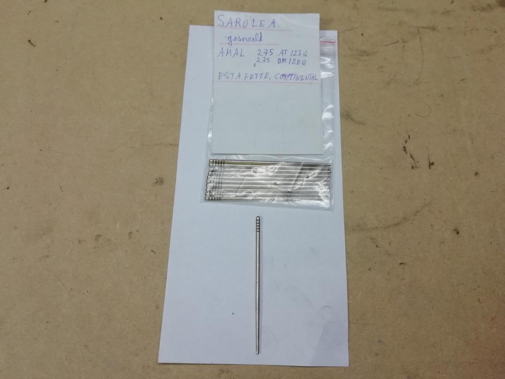 Aiguilles à jet Sarolea et aiguilles à flotteur Amal, Motos, Enlèvement ou Envoi