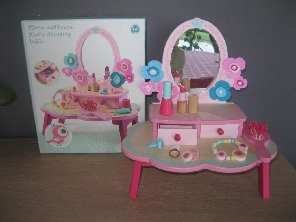 Houten Imitatiespeelgoed Kaptafel Flora, Minder dan 50 cm, Gebruikt, Ophalen of Verzenden, Minder dan 100 cm