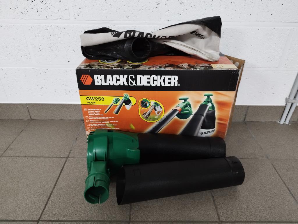 Bladblazer opzuiggedeelte, Handgedragen, Ophalen of Verzenden, Met opvangzak, Elektrisch