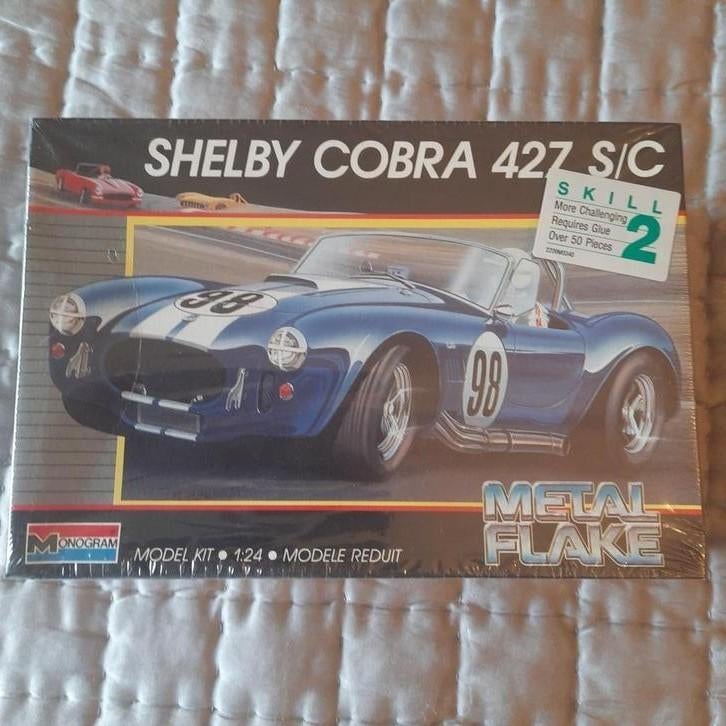 MONOGRAM 1/24 : SHELBY COBRA 427 S/C., Hobby en Vrije tijd, Modelbouw | Auto's en Voertuigen, Ophalen, Auto, Groter dan 1:32, Nieuw