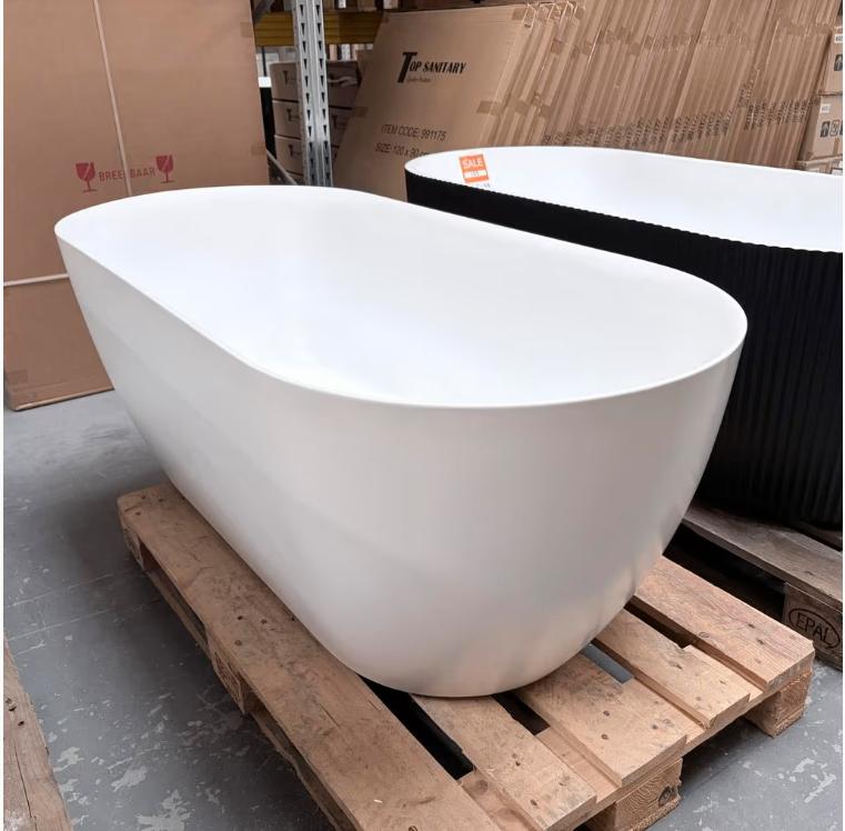 Showroommodel Ligbad bad mat acryl wit 170 cm nr166, Ophalen of Verzenden, Nieuw