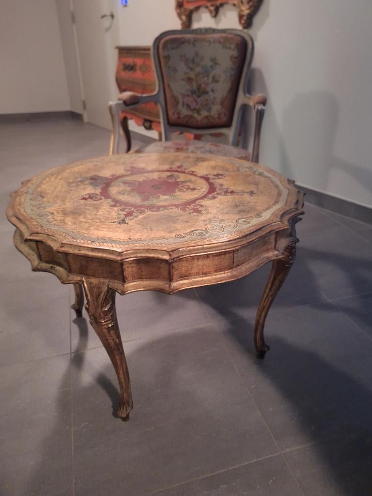 Oud tafeltje, Ophalen