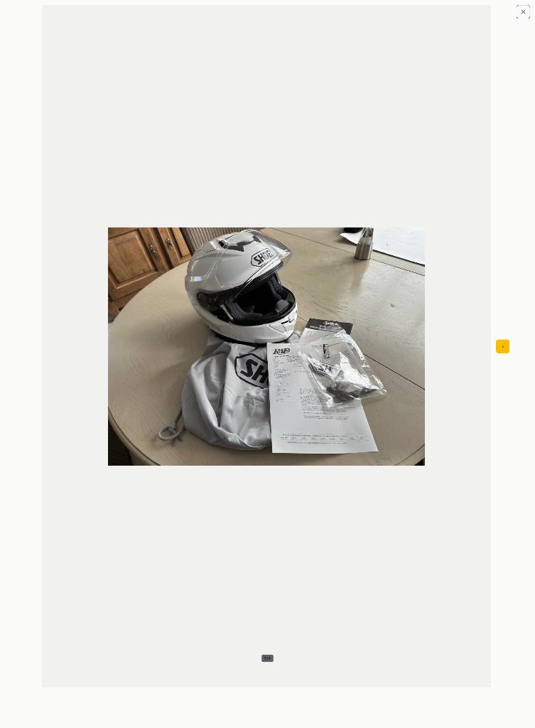 Casque Moto Intégral SHOEI GT Air 3 blanc - taille S, Motos, Enlèvement ou Envoi, Casque intégral, S, Shoei
