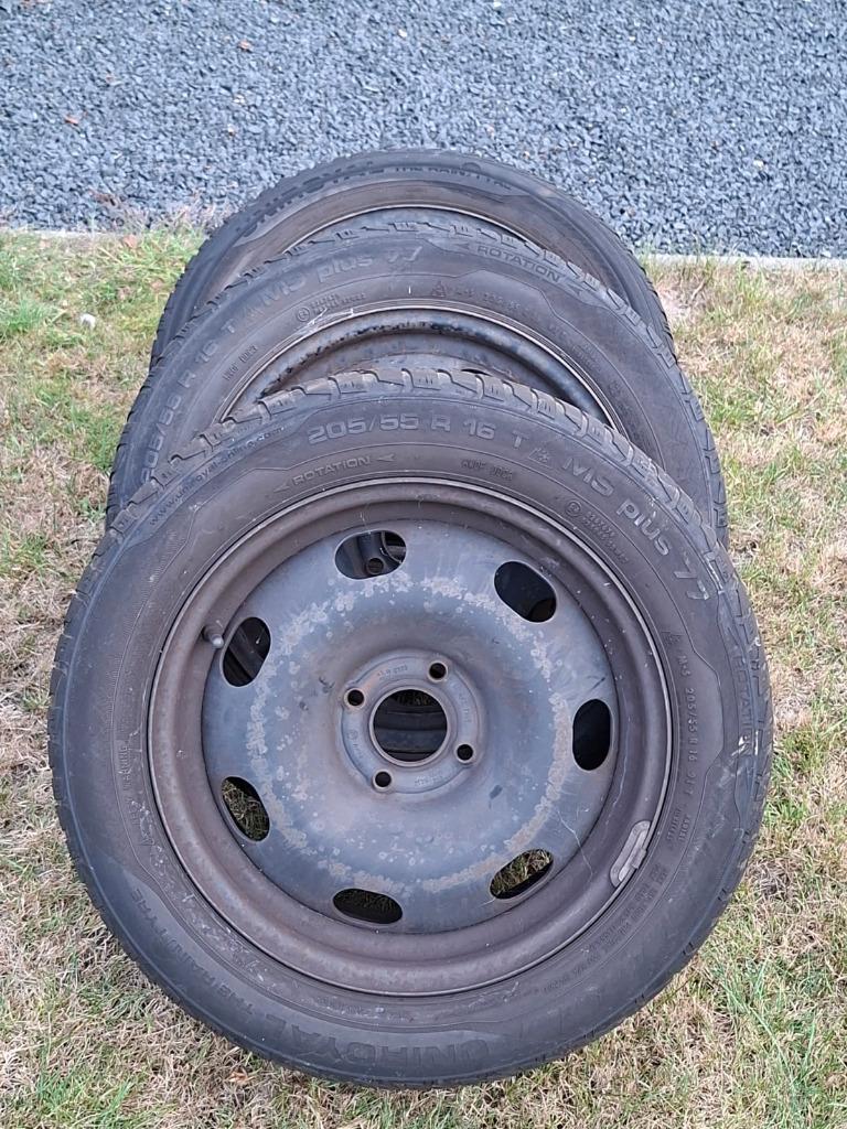 4 velgen + winterbanden, Auto-onderdelen, Ophalen, Gebruikt, Banden en Velgen, Overige maten