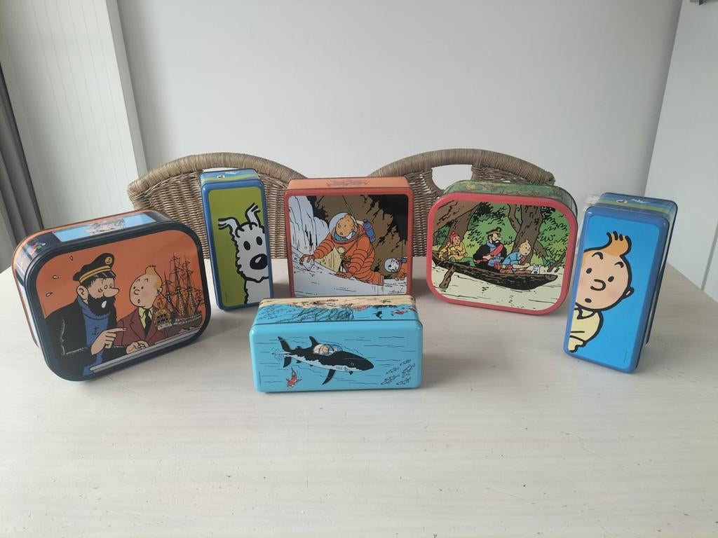 Boîtes en fer blanc Tintin, Enlèvement ou Envoi, Tintin, Comme neuf