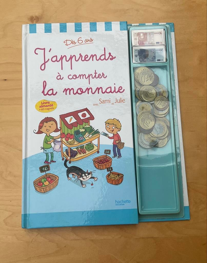 J’apprends à compter la monnaie… avec Sami et Julie, Livres, Enlèvement, Neuf