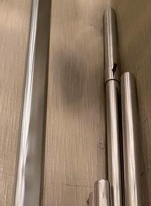 Barre/tube en acier inoxydable de différentes longueurs, Maison & Meubles, Enlèvement, Comme neuf