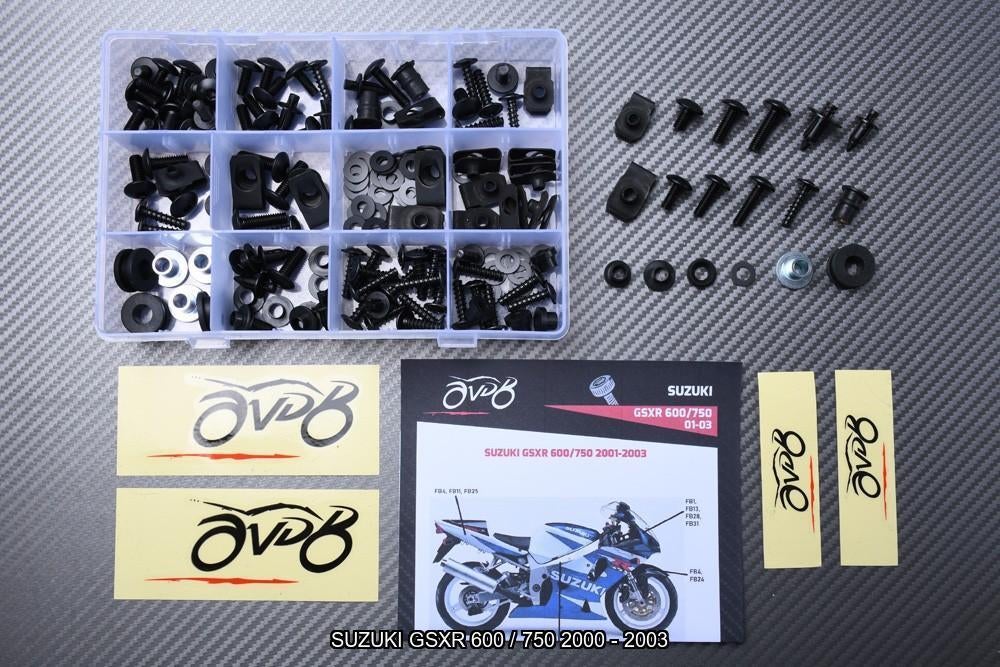 Kit visserie spécifique pour SUZUKI GSXR 600 750 2000 - 2003, Enlèvement ou Envoi, Neuf