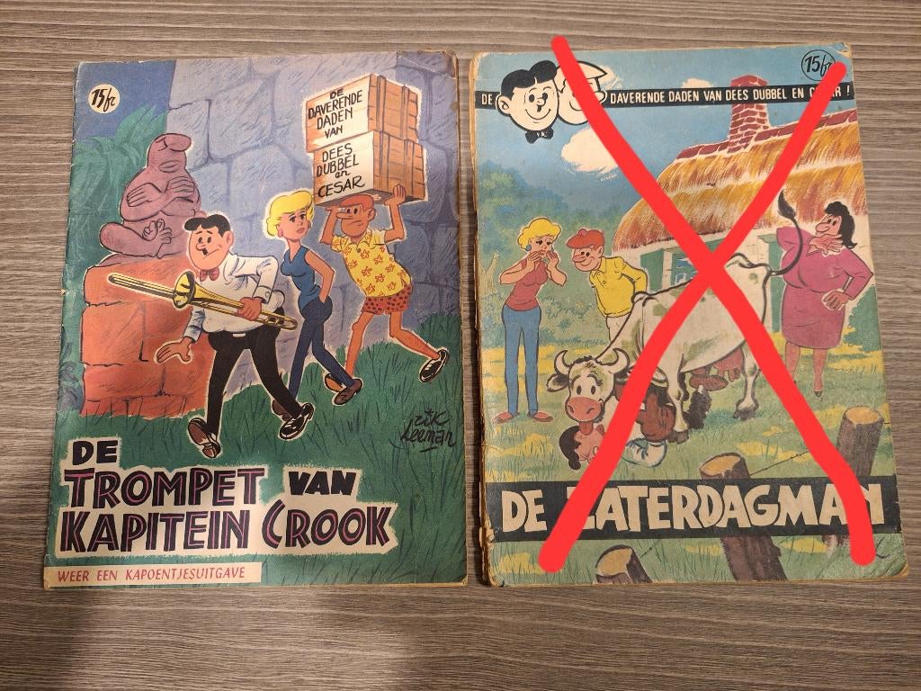 Lot Dees Dubbel en Cesar, Boeken, Stripverhalen, Meerdere stripboeken, Ophalen of Verzenden, Gelezen, Rik Clément