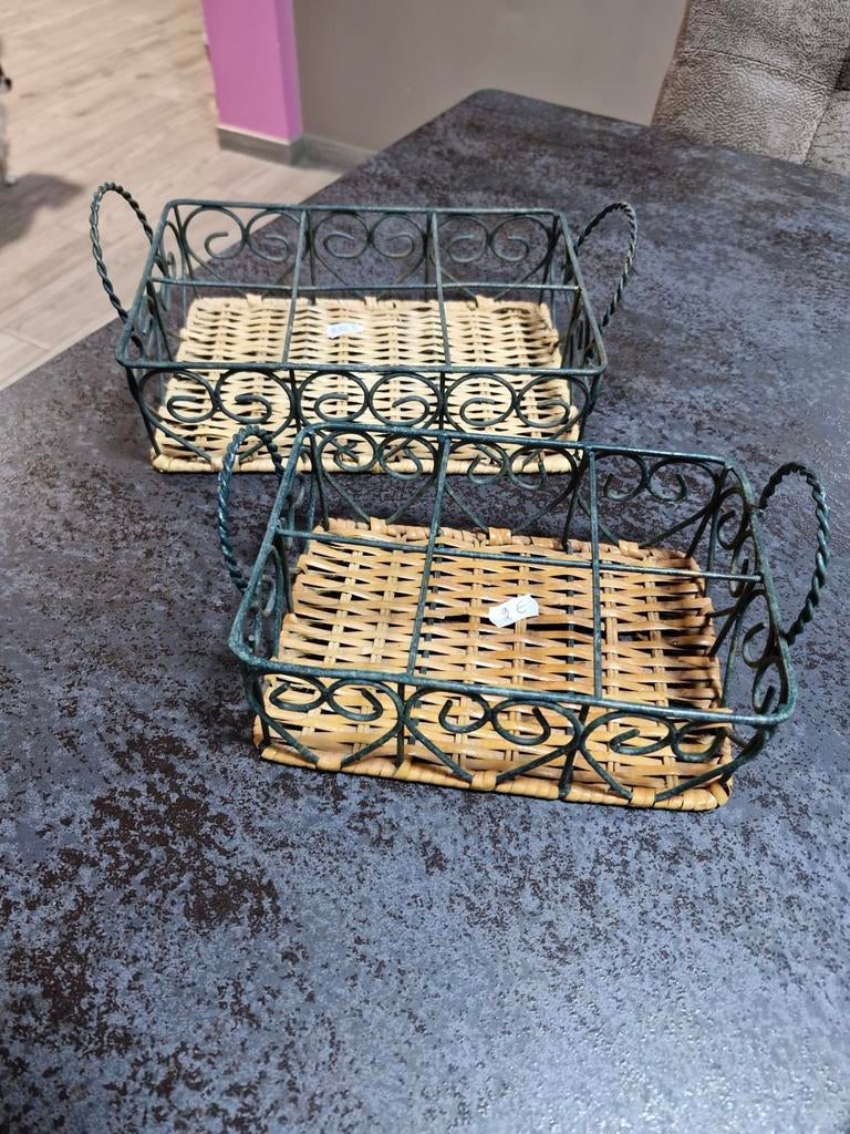 Lot de 2 Paniers  à compartiments, Maison & Meubles, Enlèvement ou Envoi, Comme neuf