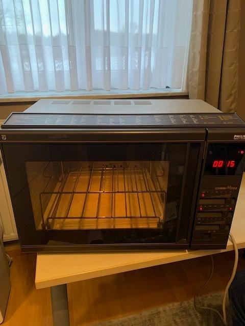 Philips combi-oven (hetelucht, magnetron, gril), Elektronische apparatuur, Microgolfovens, Ophalen, Gebruikt, Hete lucht, Vrijstaand