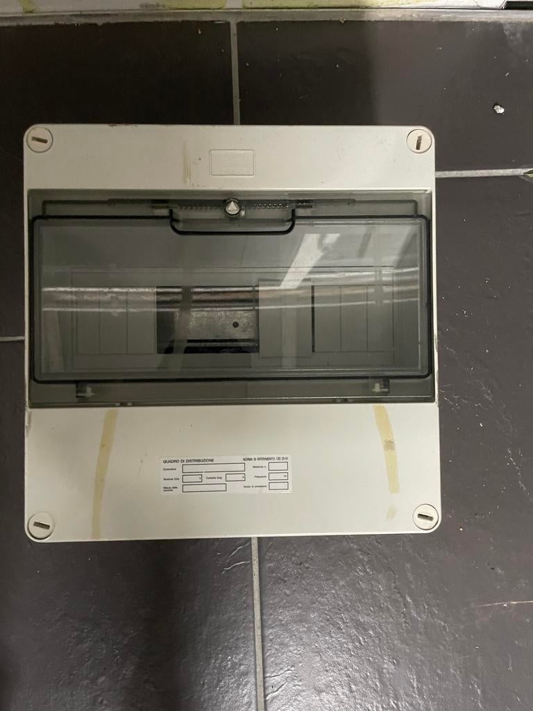 VERDEELKAST MET TRANSPARANTE DEUR MET ROOKGLAS, Enlèvement ou Envoi, Comme neuf