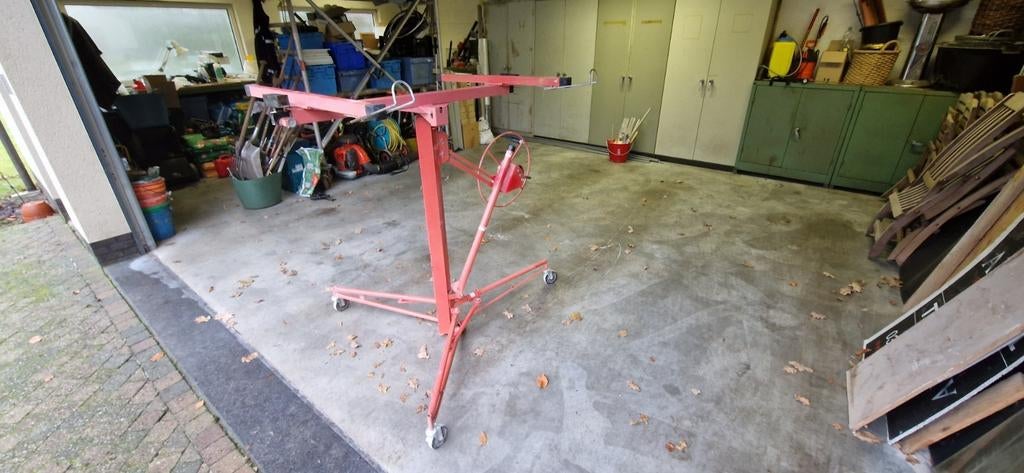 Te huur platenlift, Ophalen, Gebruikt