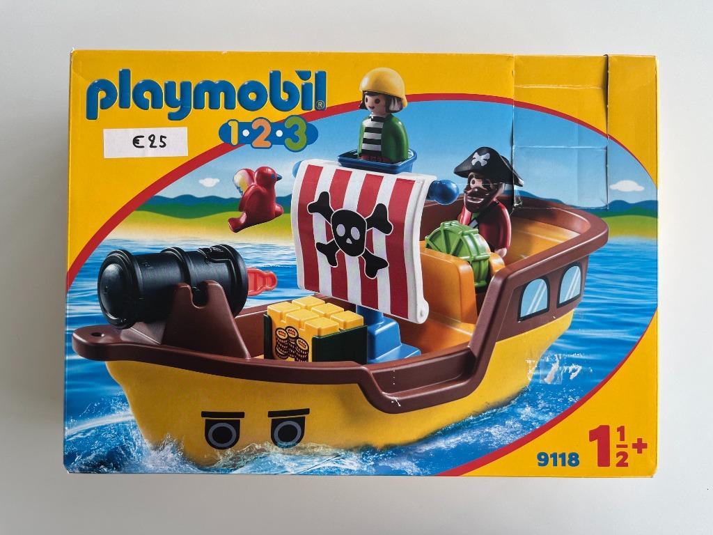 PLAYMOBIL 1.2.3. 'Piratenschip' – 9118 (nieuw in verpakking), Kinderen en Baby's, Speelgoed | Playmobil, Nieuw, Ophalen of Verzenden