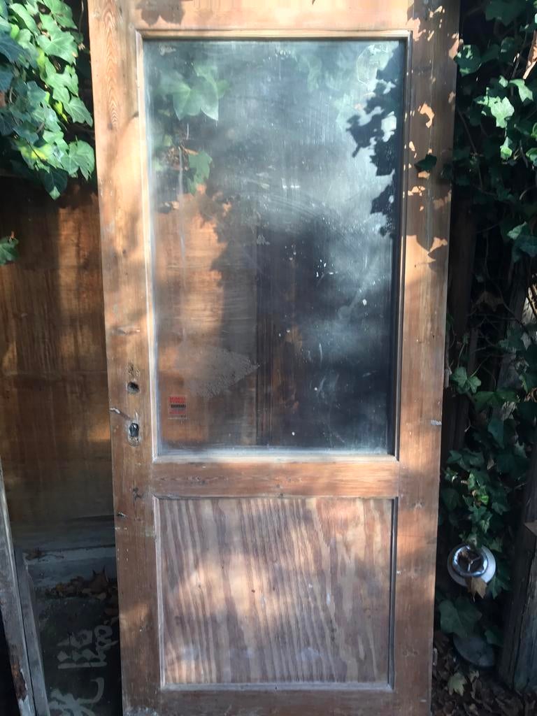 MOOIE HOGE OUDE DEUR, Doe-het-zelf en Bouw, Ophalen of Verzenden, Hout