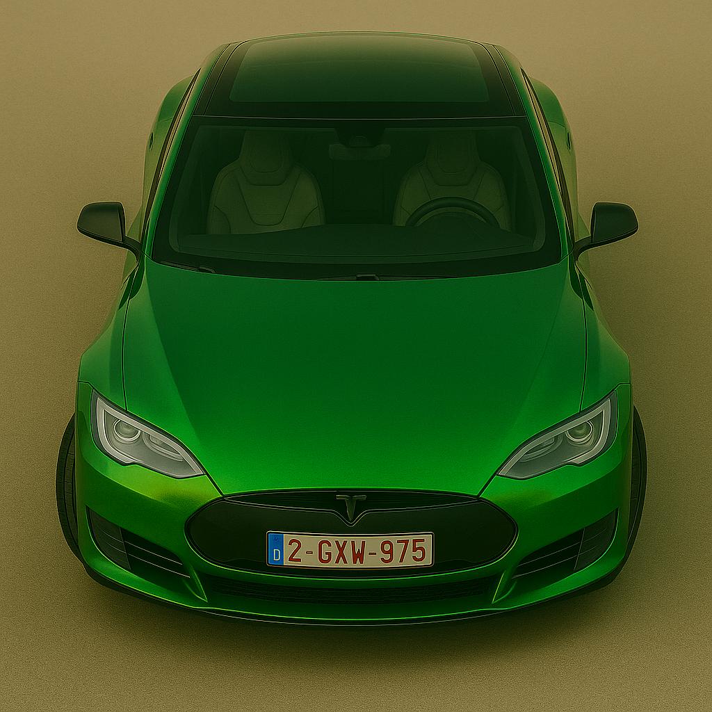 Tesla Model S 70 RWD• 285 kW (387 pk) • BTW-wagen, Automaat, Achterwielaandrijving, Bruin, Model S