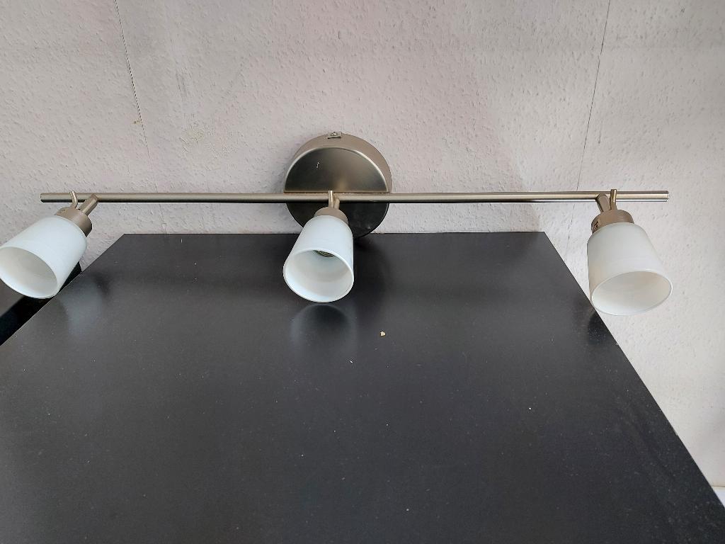 LAMPES / SUSPENSION / GLOBES / SOCQUETS, Verre, Moins de 50 cm, Enlèvement, Utilisé