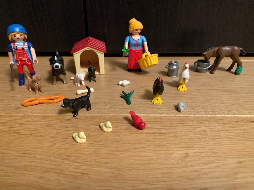 Playmobil Set Boerderij/ honden en eten, Enlèvement ou Envoi, Comme neuf, Playmobil en vrac