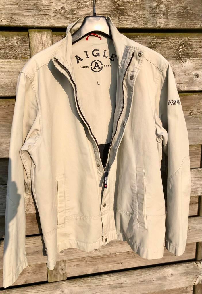 Jas AIGLE - maat L, Maat 52/54 (L), Wit