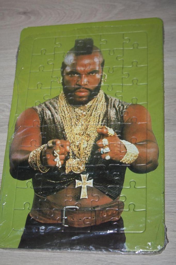 Puzzel B.A. (The A-team) als nieuw in verpakking (29x19 cm), Enlèvement ou Envoi, Comme neuf, TV, Autres types