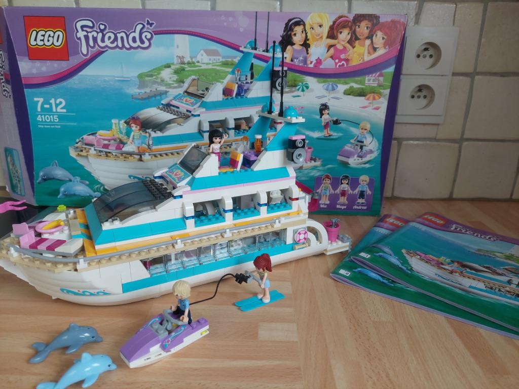 Lego Friends: 41015 Dolphin Cruiser - Dolfijne Cruiser, Ophalen of Verzenden, Gebruikt, Complete set, Lego