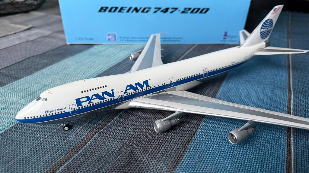 LIMITED EDITION Boeing 747-100 Pan Am Inflight200 1:200, Ophalen, Zo goed als nieuw, Schaalmodel