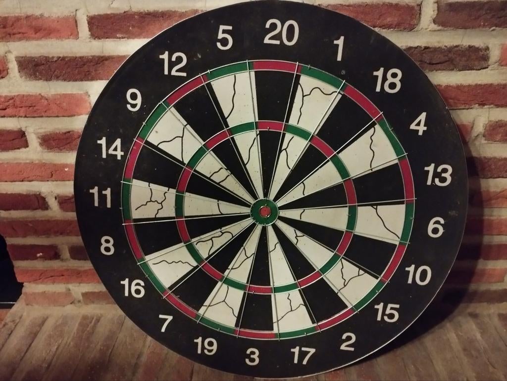 Dartbord, Ophalen of Verzenden, Zo goed als nieuw, Pijlen