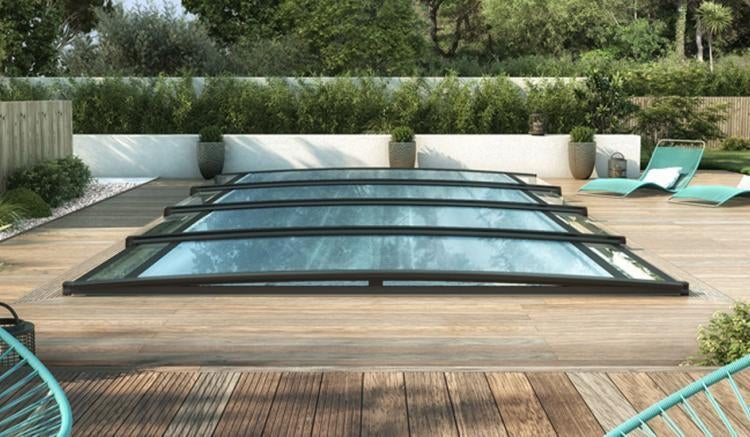 Abri piscine plat - Devis gratuit, Jardin & Terrasse, Accessoires de piscine, Neuf, Couverture de piscine, Envoi