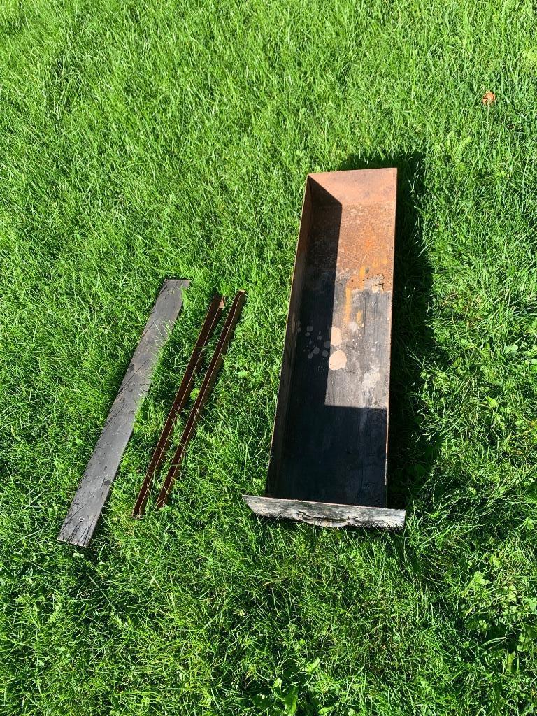 Tiroir à cendres latéral ?, fronton et glissières  72 x 18,8, Utilisé, Autres types, Autres matériaux, Moins de 2 mètres