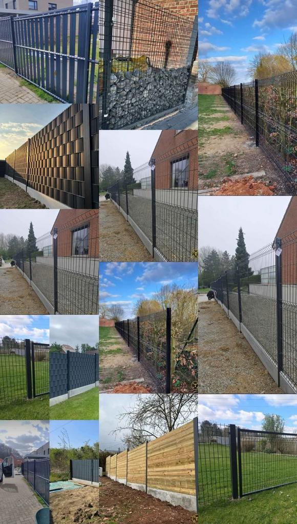 Clôtures modernes - travail propre et sérieux, Enlèvement ou Envoi, Comme neuf