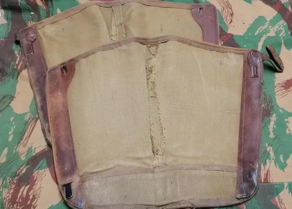Guêtres toile cuir militaire WW2, Collections, Objets militaires | Seconde Guerre mondiale, Envoi