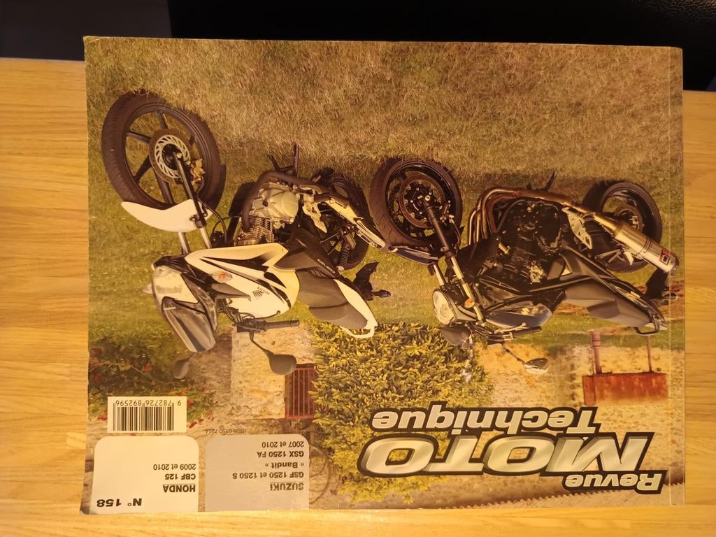 Revue technique moto Suzuki Honda, Enlèvement, Honda