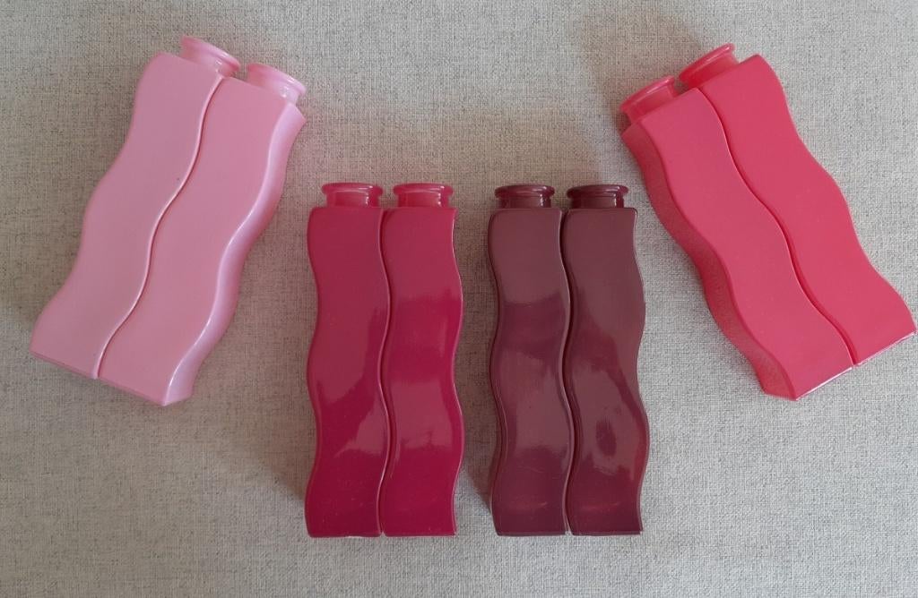 Vases en verre vintage IKEA Skämt des années 90, Maison & Meubles, Enlèvement ou Envoi, Verre, Moins de 50 cm