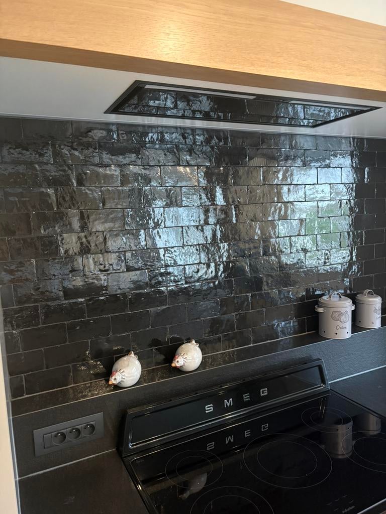 Marokkaanse Zelliges zwart – Authentieke tegels - Overschot, Moins de 20 cm, Enlèvement, Moins de 20 cm, Autres matériaux