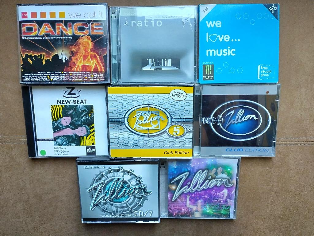 CD * DANCE-TRANCE-RETRO-CLUB-HITS... * 10 € PER CD BOX, Ophalen of Verzenden, Zo goed als nieuw